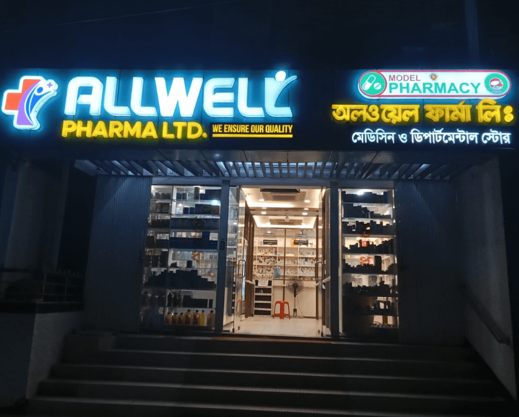 Acrylic Sign Board Par Squre